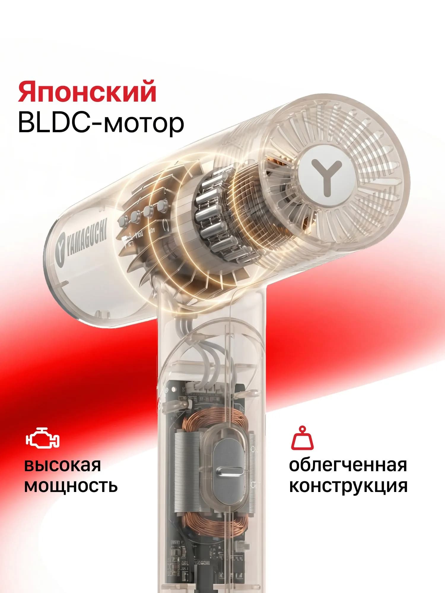 BLDC мотор Yamaguchi Hair Styler 98000 оборотов в минуту