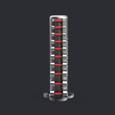 Набор стальных гантелей Yamaguchi Dumbbells Rack