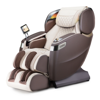 Массажное кресло с 4D массажем US Medica Jet (Коричневое)